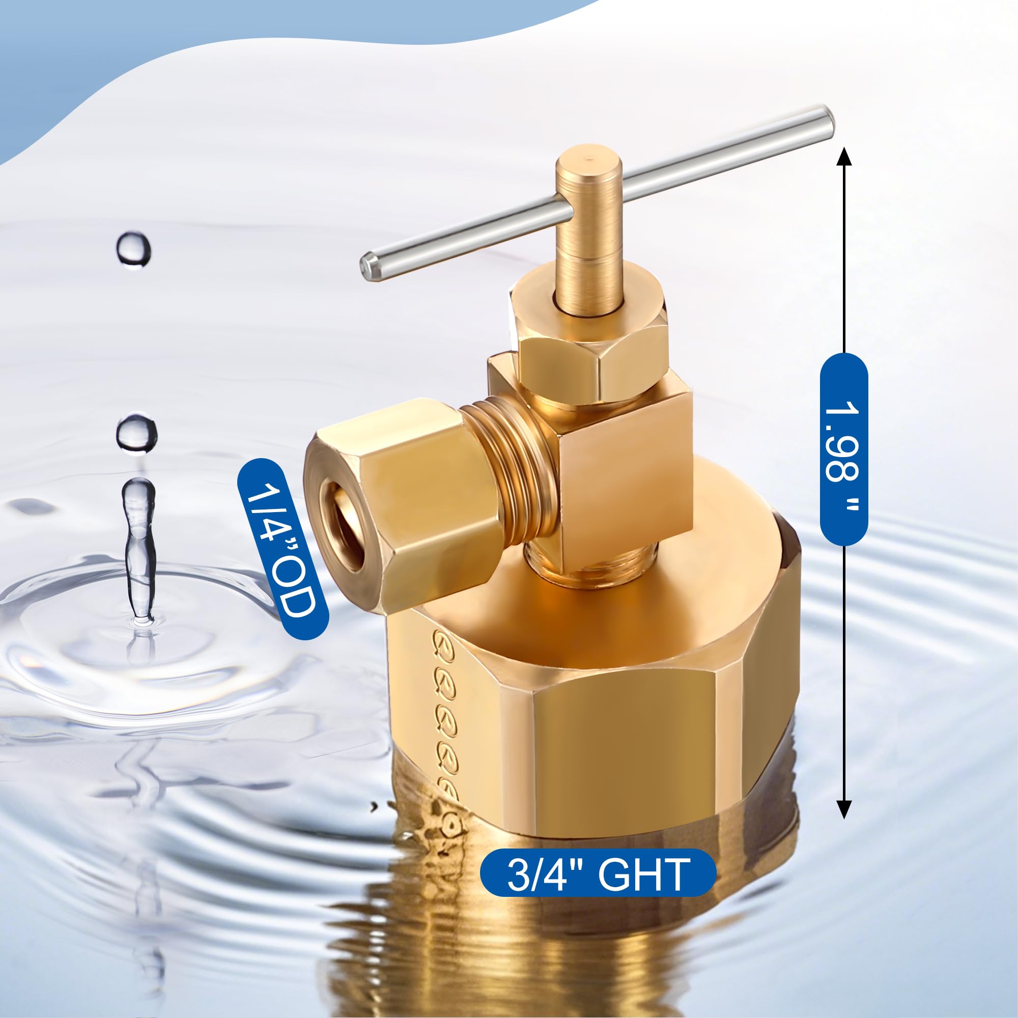 Enhon leak-proof connection demonstrated with washer and tape