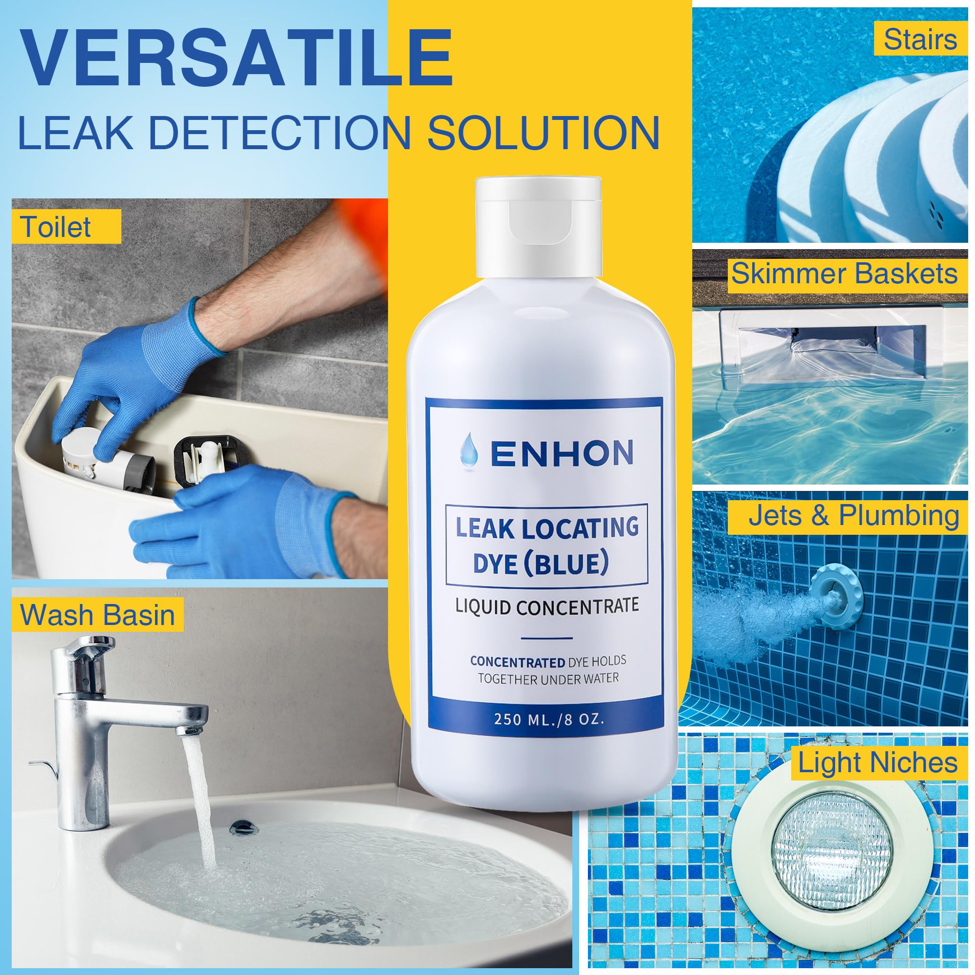 Enhon easy-to-use kit supports quick leak checks.
