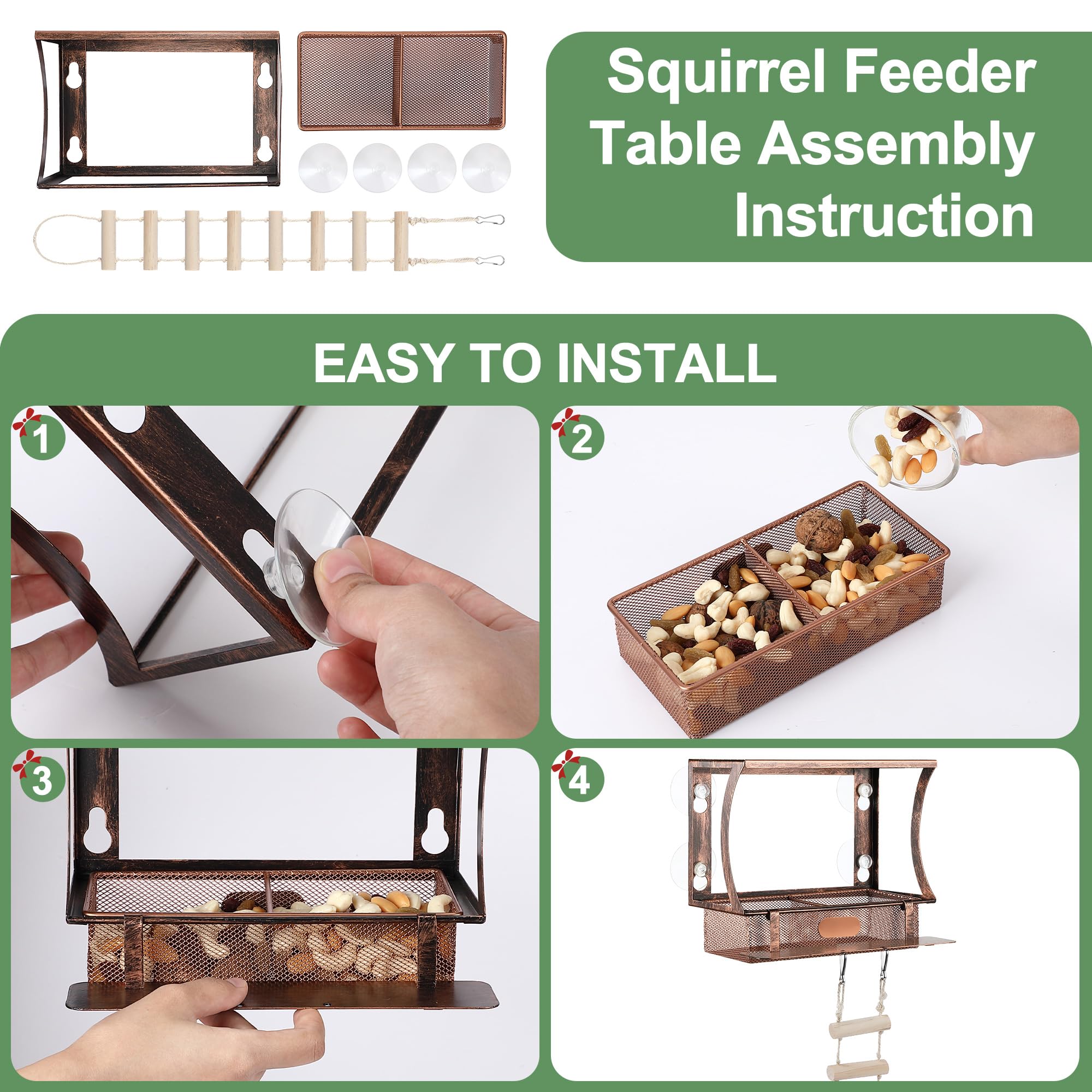 Flexible placement on window or garden table for convenience.