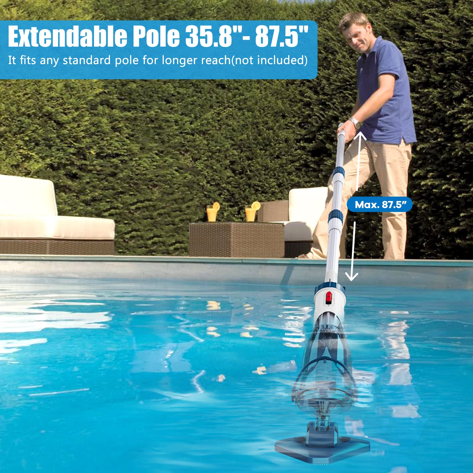 Enhulk pool vacuum filter bags 180 Mesh capture fine debris.