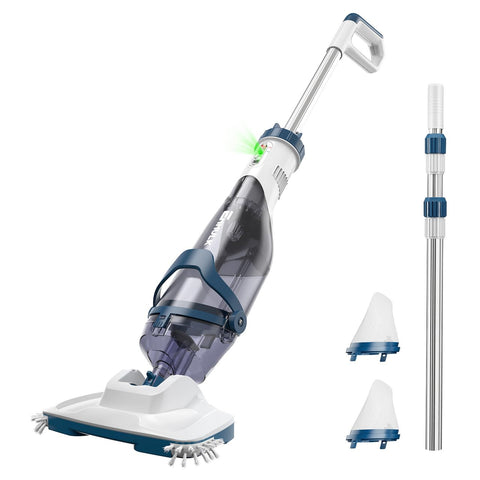 ENHULK Pro cordless pool vacuum head with a 13.4 inch cleaning surface for faster debris pickup