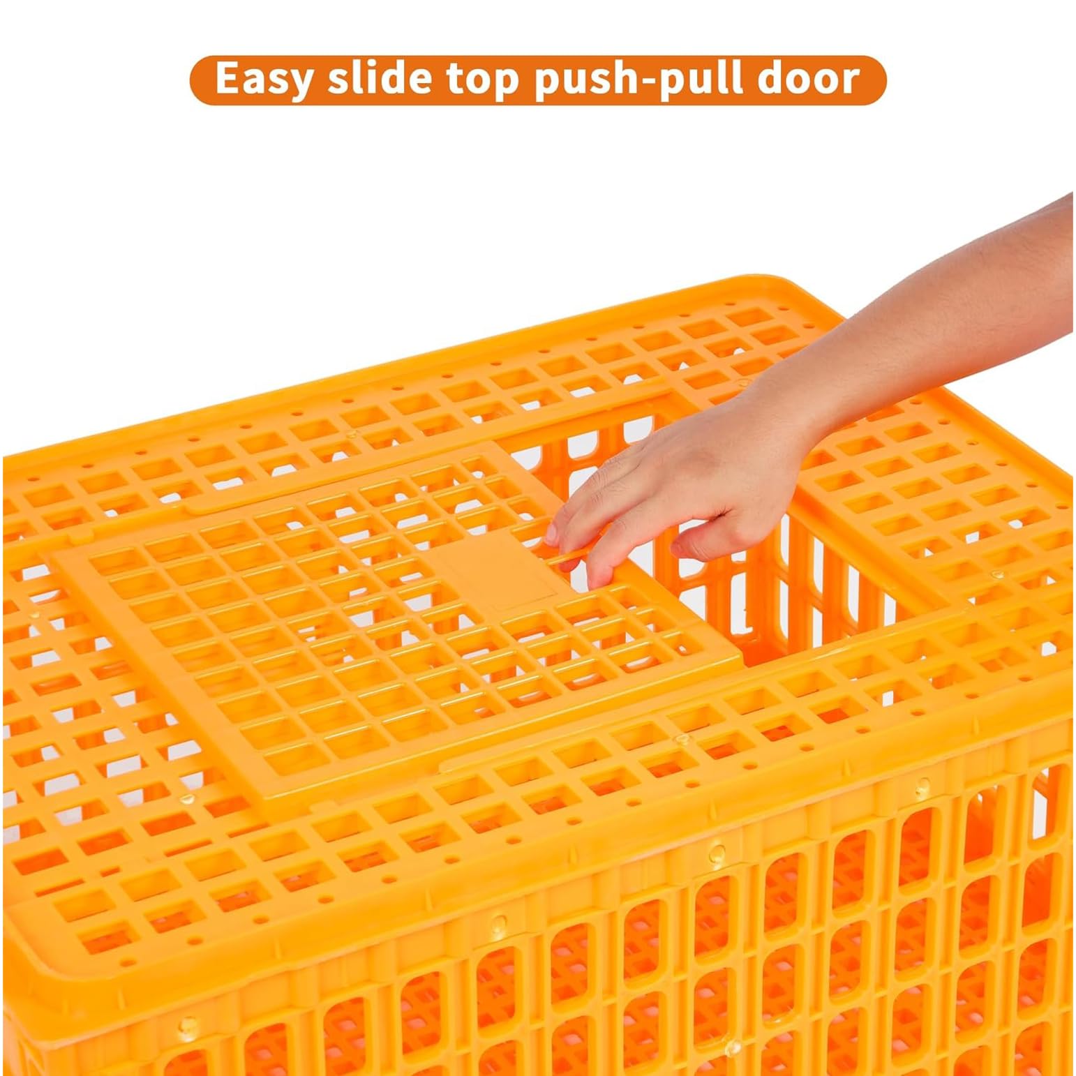 Enjoy Plush Side Handle simplifies lifting and moving the crate