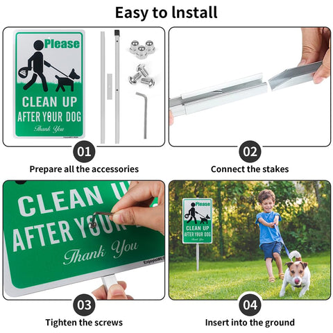 Enjoyist Reflective outdoor sign improves night visibility for clear messaging.