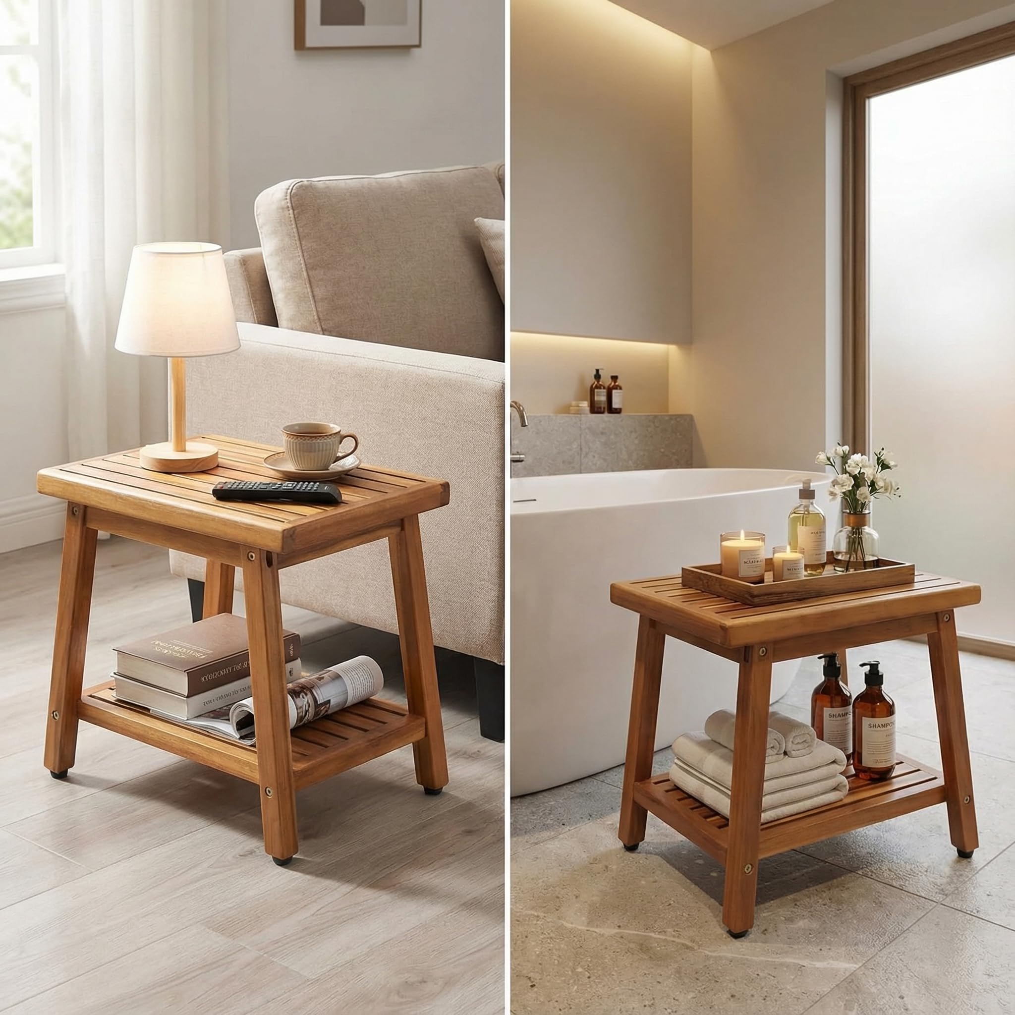 Enkezi multipurpose side table suitable for patio and indoors