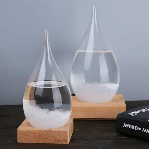 Enkrio storm glass medium size suits larger living spaces.