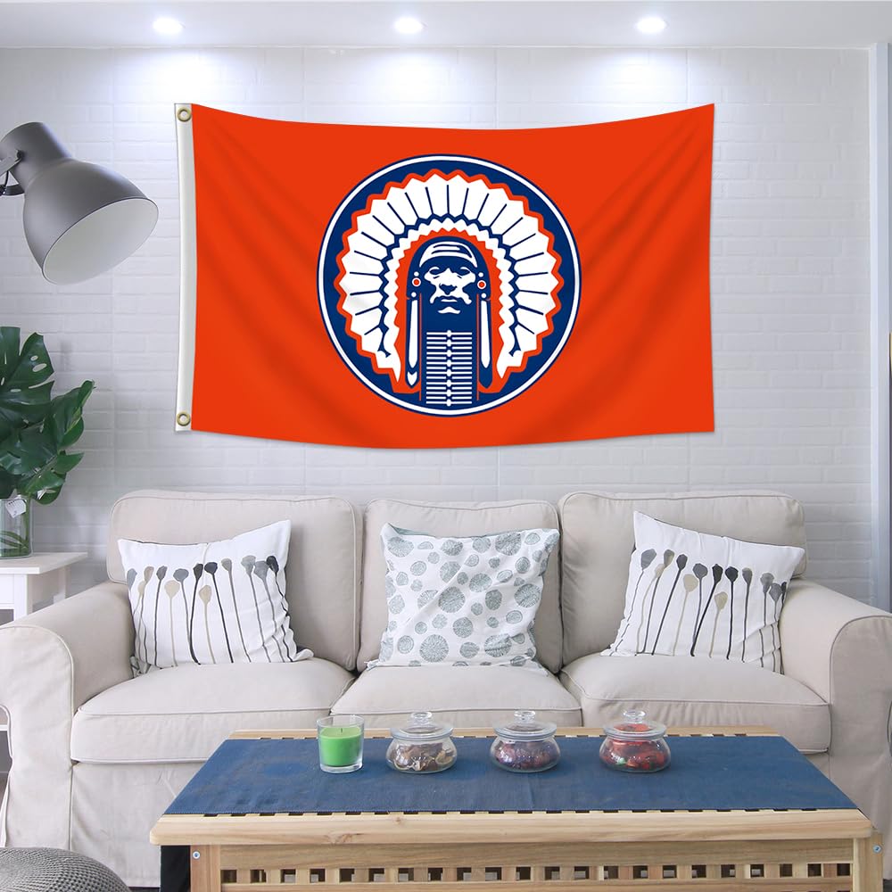 ENMOON fighting flag banner 3x5ft dorm room decor idea.
