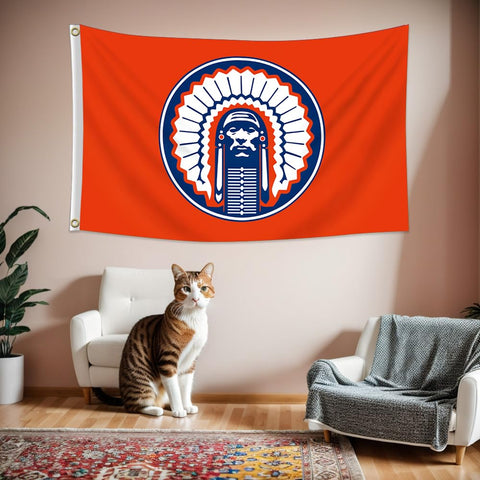 ENMOON fighting flag banner 3x5ft durable polyester with brass grommets.
