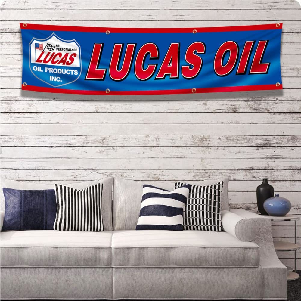 ENMOON Oil Flag Banner brass grommets for easy hanging