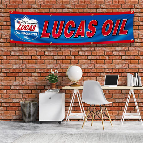 ENMOON Oil Flag Banner HD print showing vibrant racing graphics