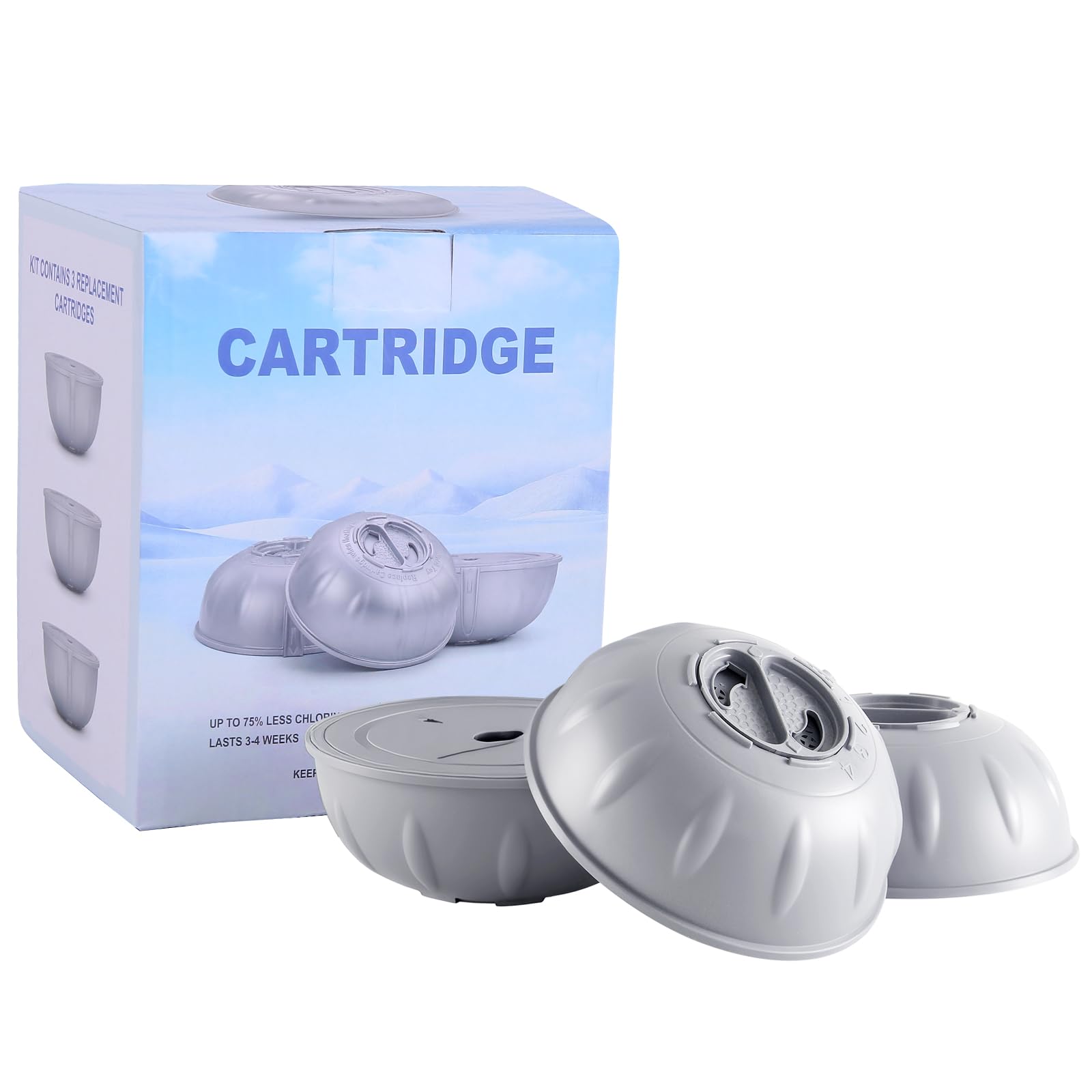 Ennyumin hot tub cartridge for Frog Ease 3-pack delivers dependable filtration for clear water.
