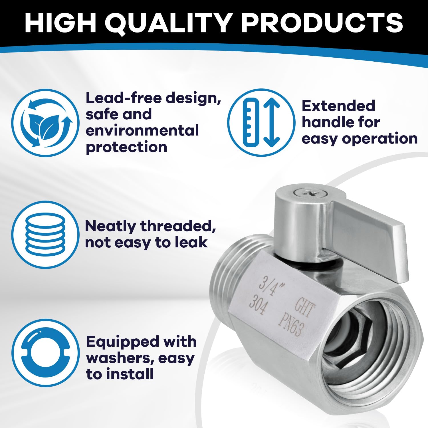 Enoch's Land full-bore flow delivers high water delivery with minimal clog risk