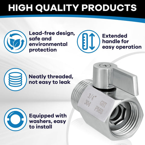 Enoch's Land full-bore flow delivers high water delivery with minimal clog risk
