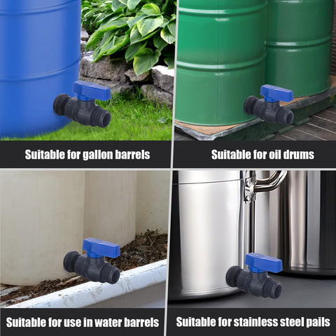 Enoch's Land installation kit simplifies setup for rain barrel conversions.