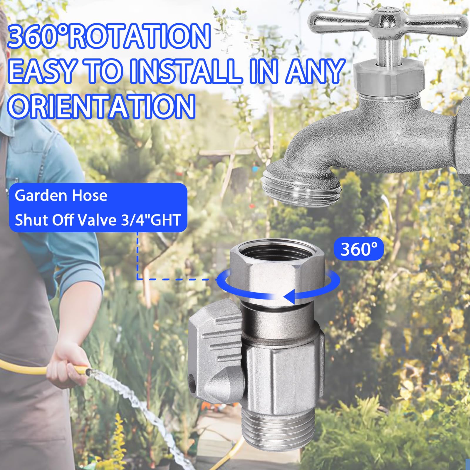 Enoch's Land lead-free outdoor valve supports safe domestic water use.
