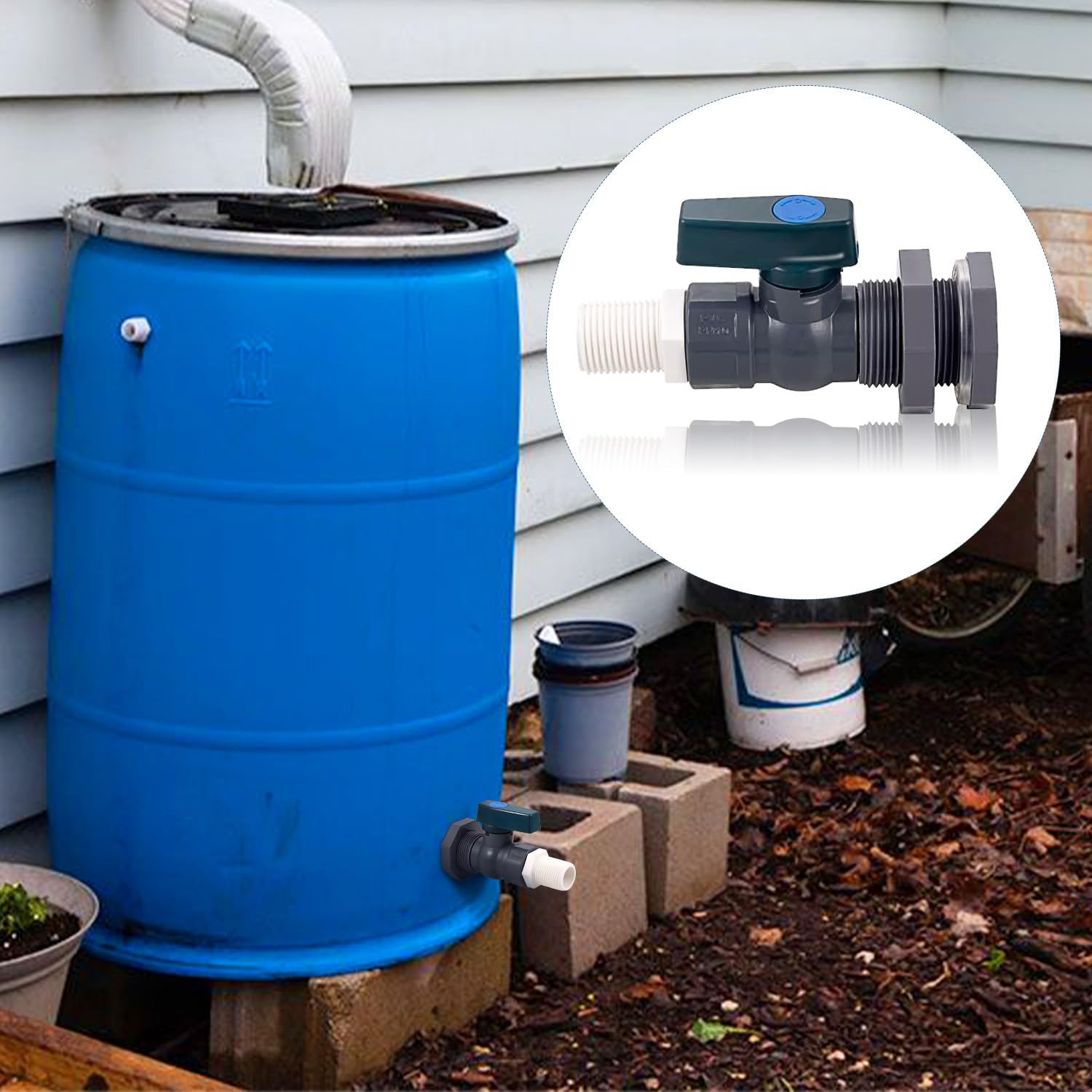 Lead-free PVC ensures a safe material option for water handling