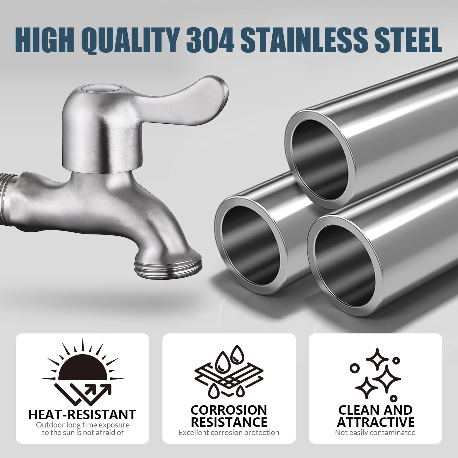 Enoch's Land stainless steel handle demonstrating smooth operation