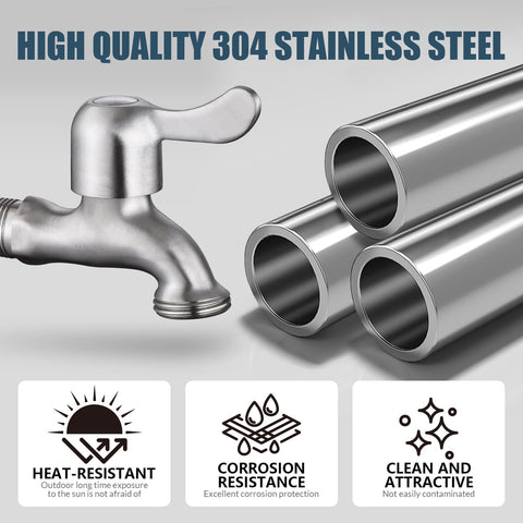 Enoch's Land stainless steel handle demonstrating smooth operation