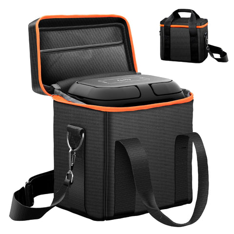 ENOFLO portable power bag front view shows rugged rain and sun protection.