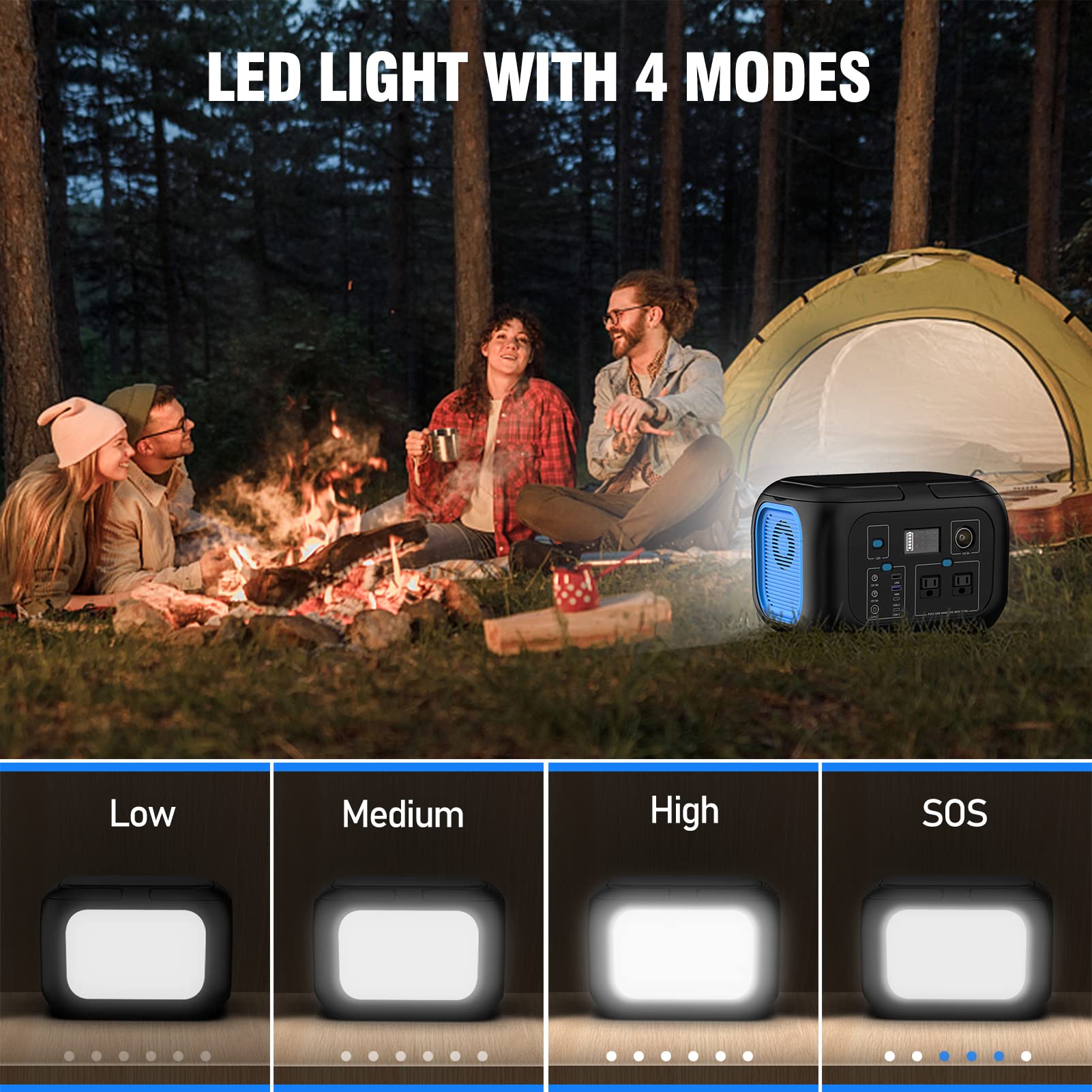 ENOFLO 600W cooling vents help keep it cool during extended use.