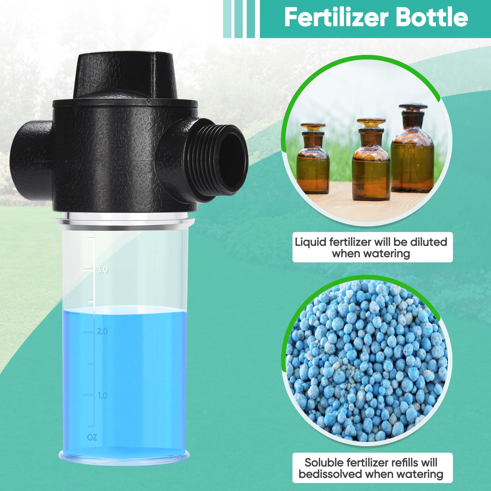 enomol deep root irrigator delivers water directly to the root zone for efficiency.
