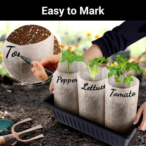 ENPOINT 100-pack provides cost-efficient nursery bags for diverse crops.