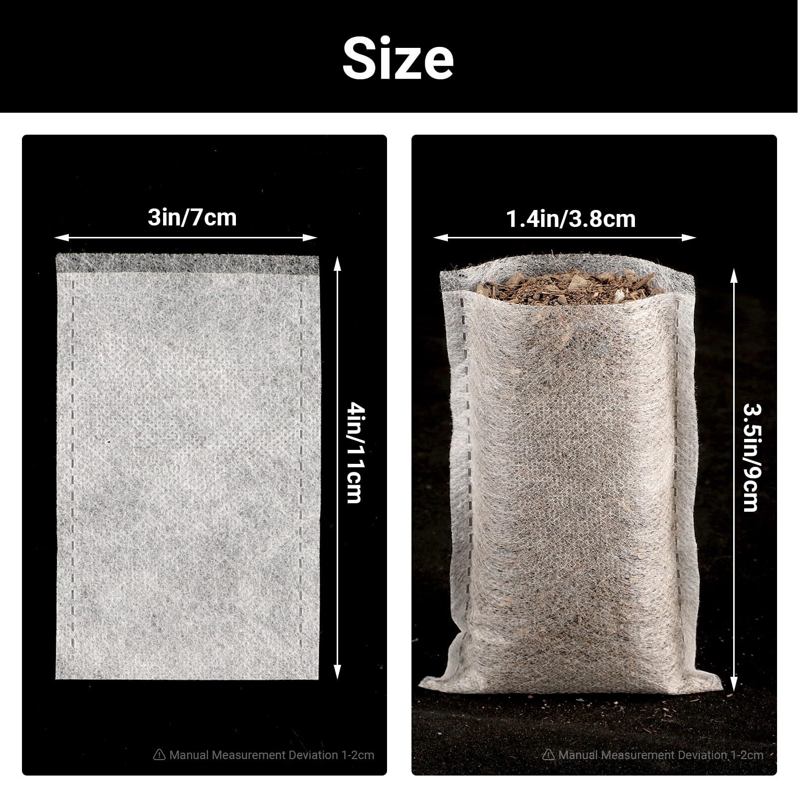 ENPOINT plant seedling pouches breathable design promotes healthy root development