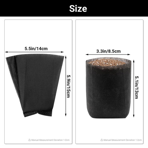 ENPOINT root-permeable nursery bags encourage roots to grow through fabric