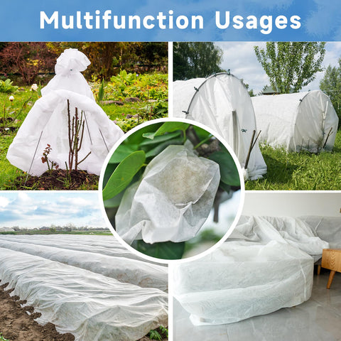 Enrichovo durable reusable blanket offers season-long plant protection.