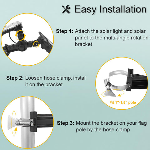 Enrybia solar landscape light with stake fits yard or garden paths
