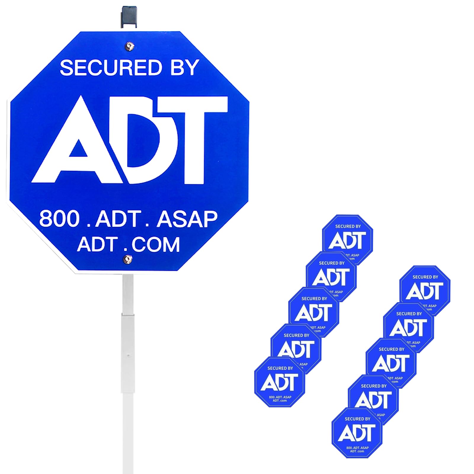 ENTINALE ADT yard sign 28-inch stake for durable outdoor deterrence