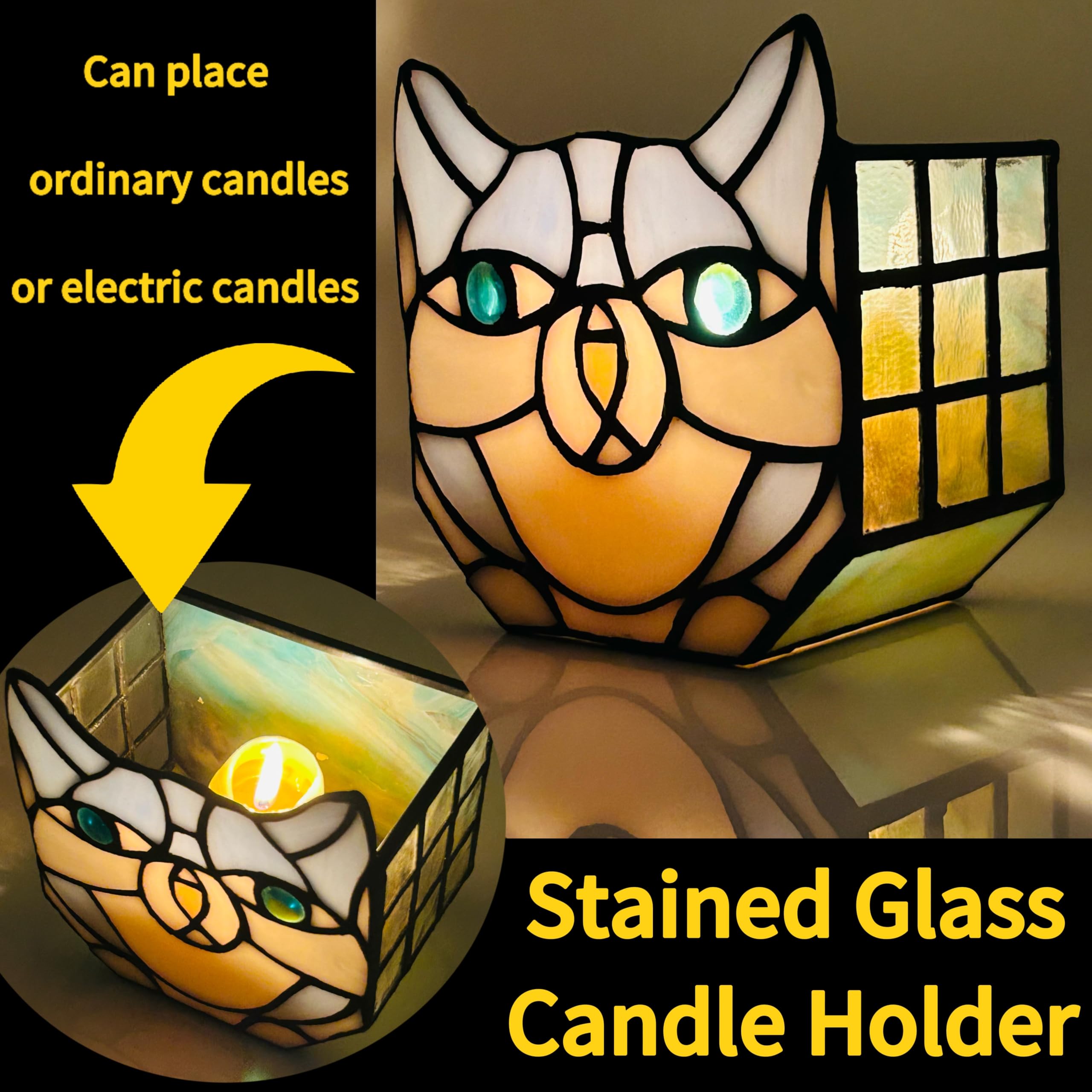 Entlityful cat-themed plant decoration adding whimsical charm to a room.