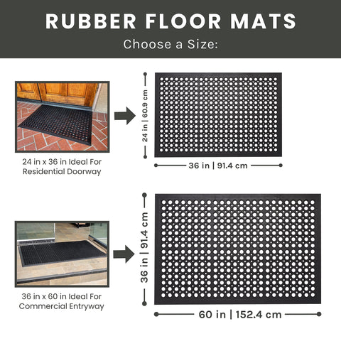 Envelor commercial restaurant mat withstands long shifts with grip.