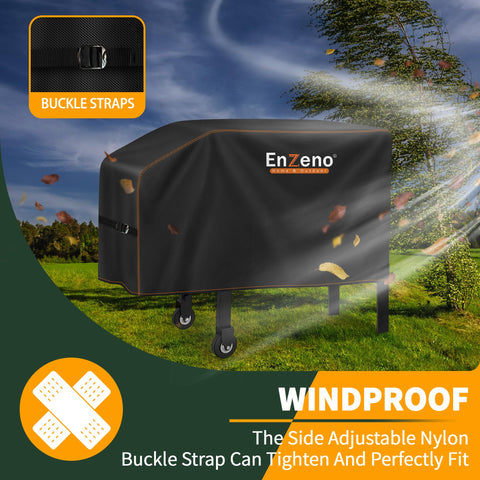 Enzeno durable polyester weave cover resists UV and tears.