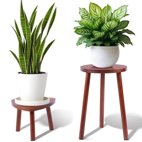 Eocogup indoor two-pack plant stand in corner display for space saving decor