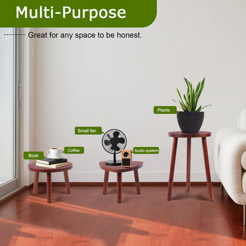 Eocogup 7.2 inch height stand fits shelves and desks in small rooms