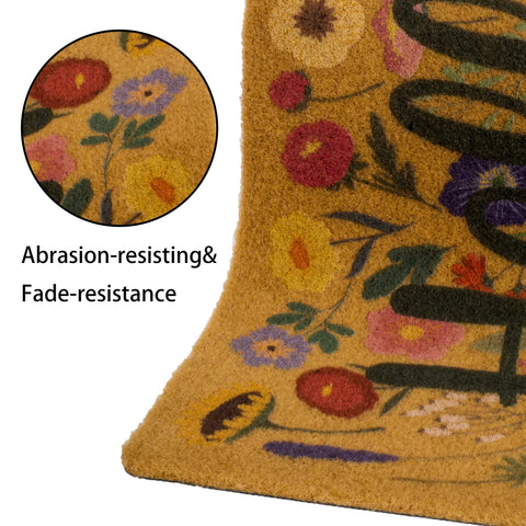 Eohak 17 by 29 inch mat suits standard entryways and patios.