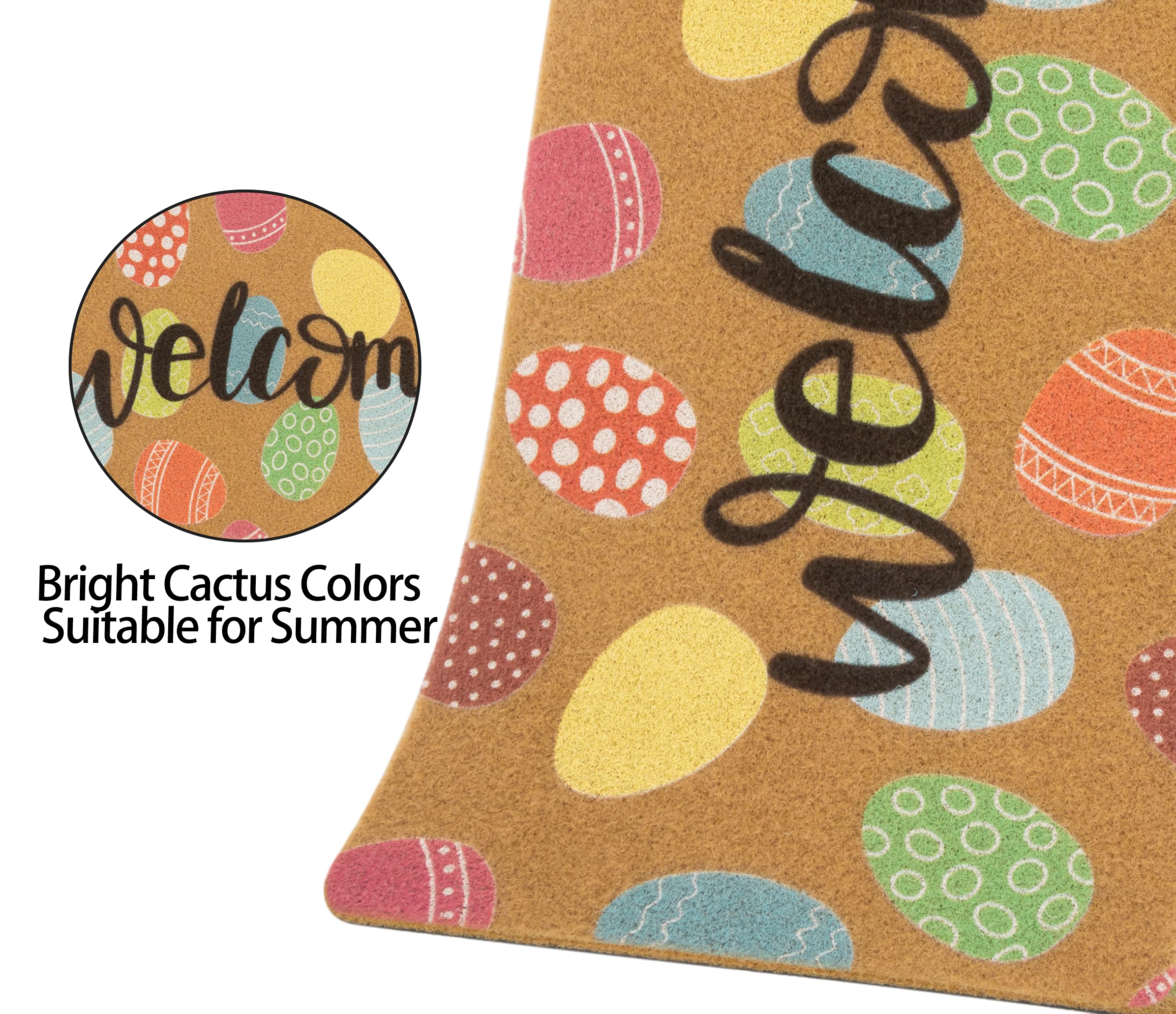 Eohak doormat on porch or deck creates a warm welcome