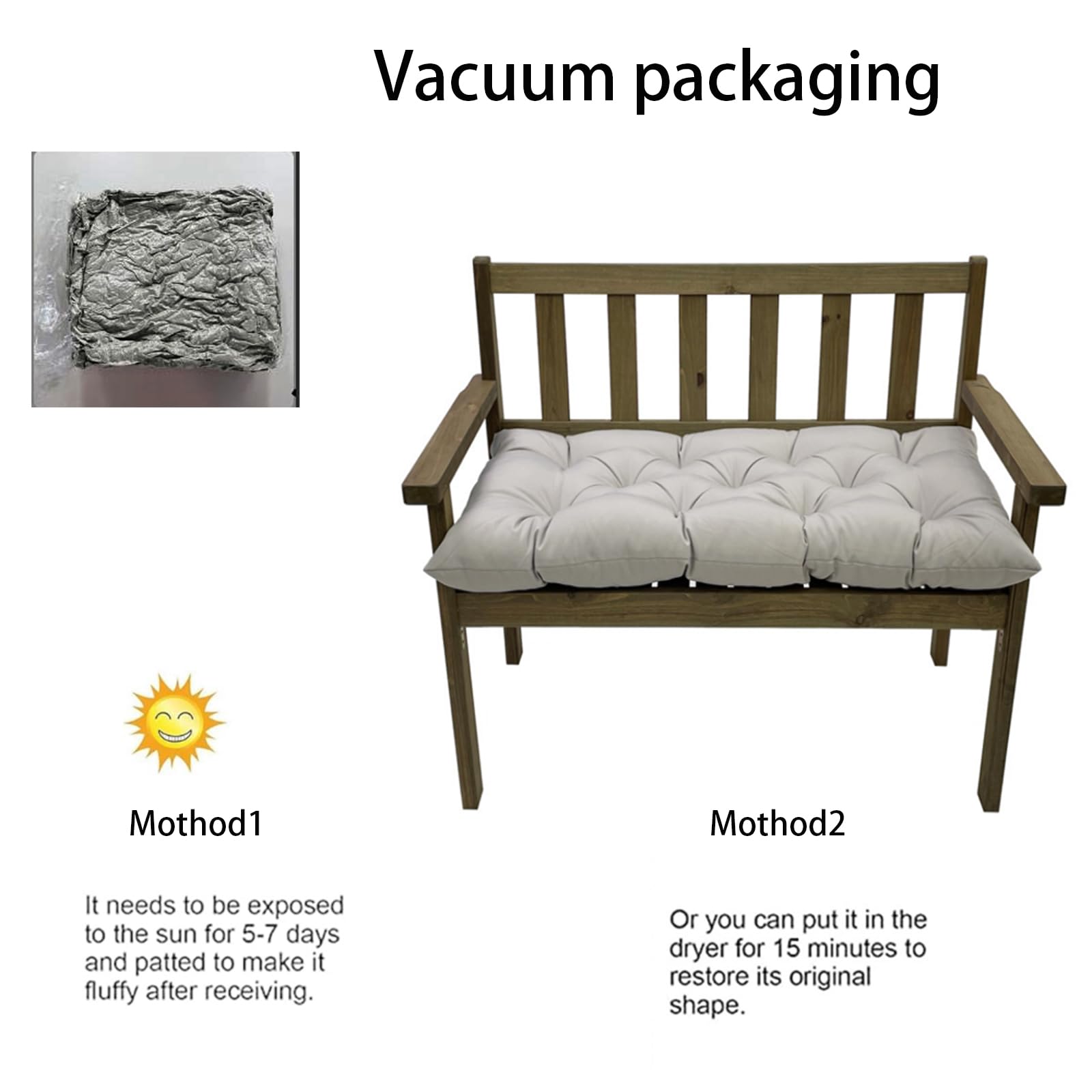 Eoieov easy-care cushion spot-clean with mild soap