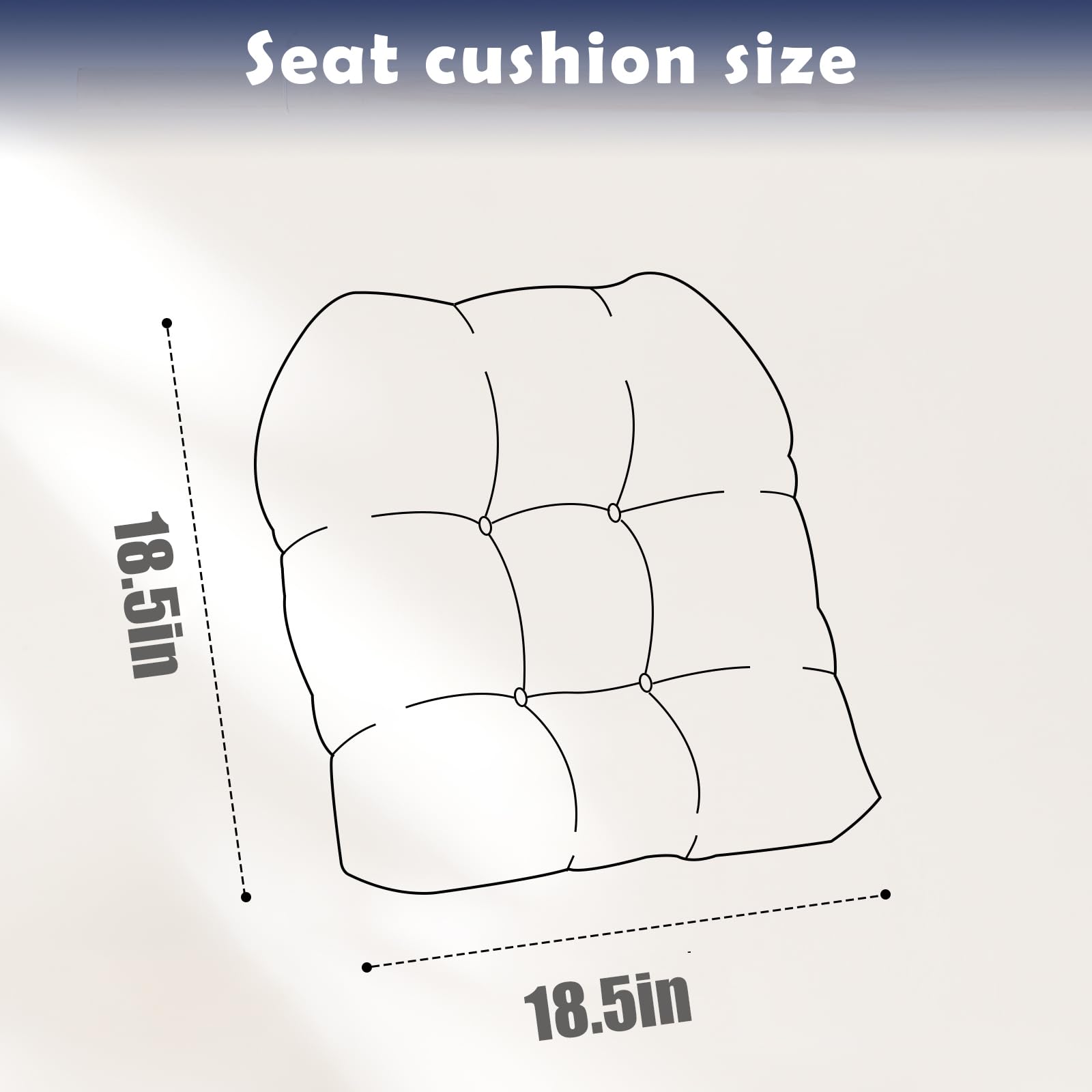 Eoieov weather-ready cushions withstand daily wear and sun exposure.