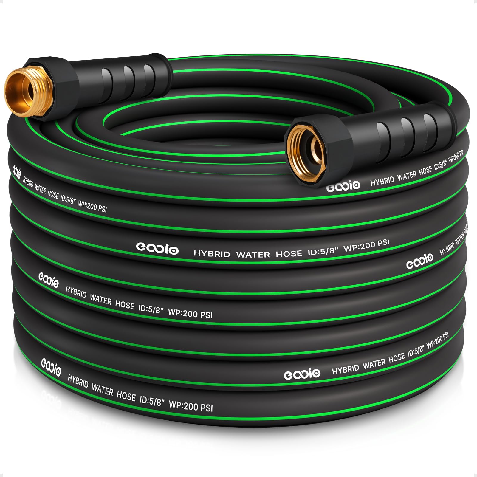 EOOIO heavy-duty garden hose 75ft ready for long reach watering