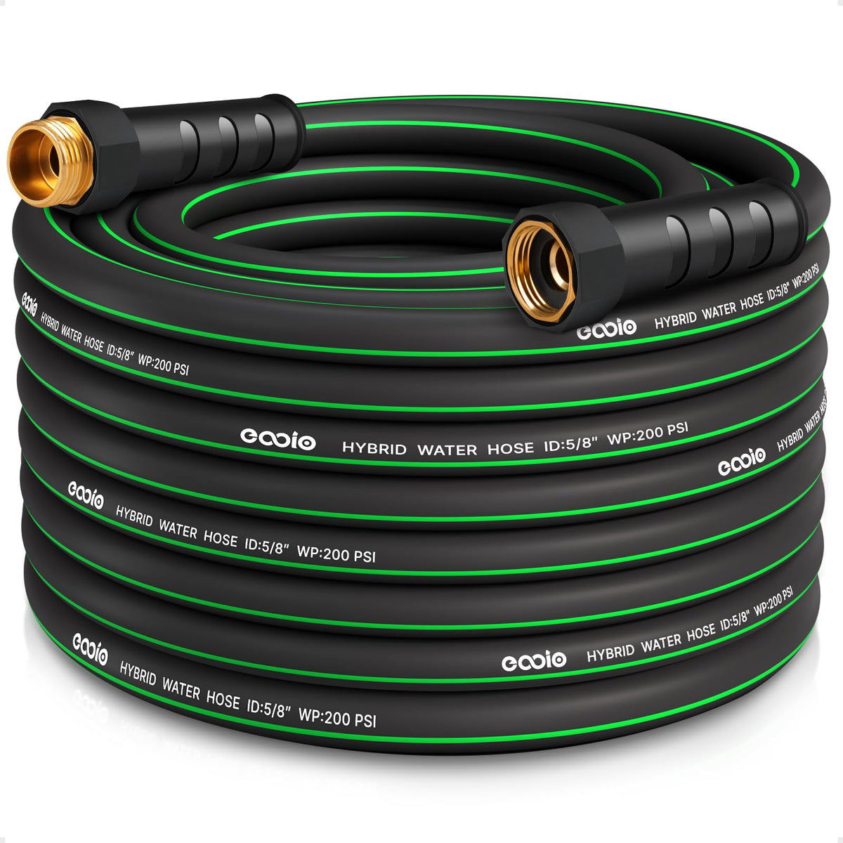 EOOIO heavy-duty garden hose 75ft ready for long reach watering