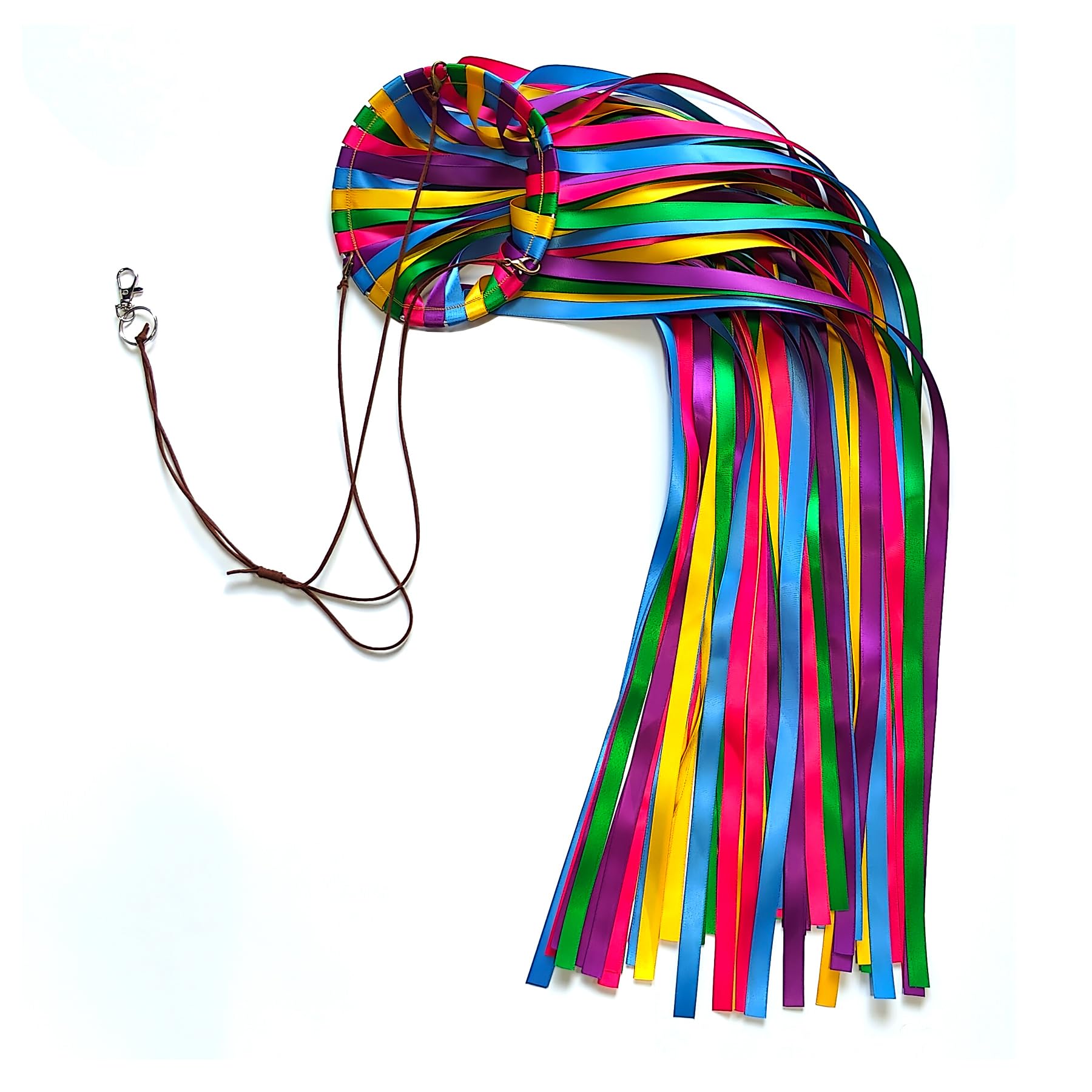 EONBES satin windsock closeup shows vivid outdoor colors for patio decor