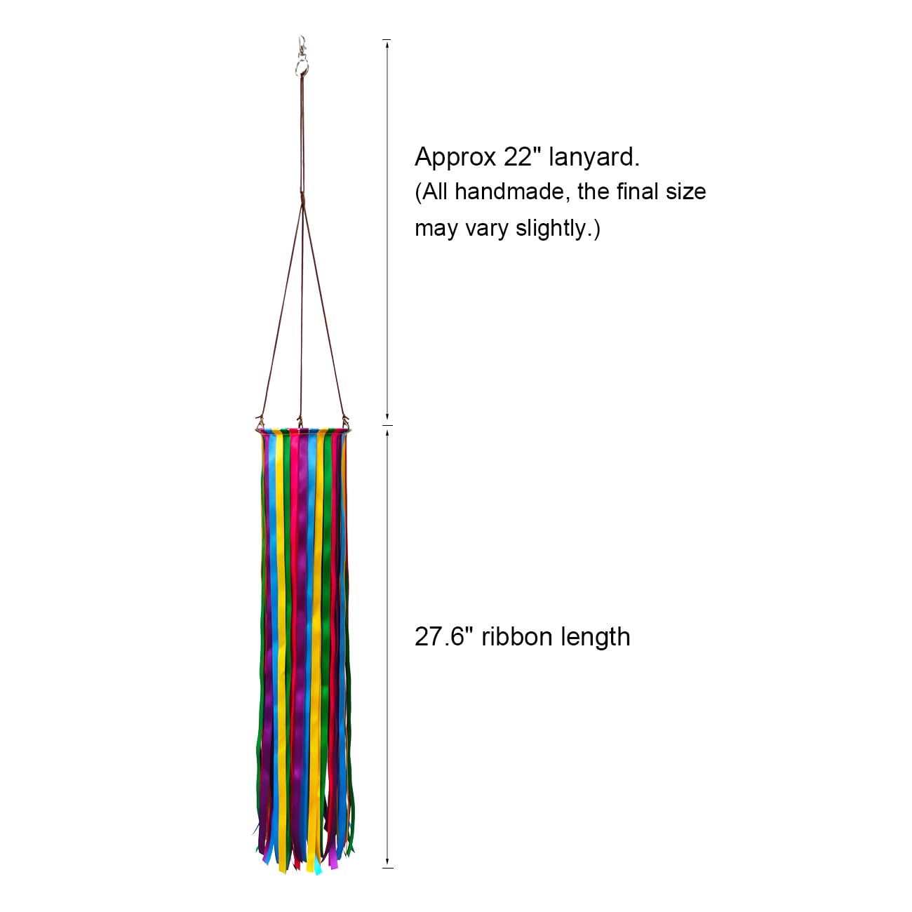 EONBES windsock double-sided design flutters in breeze for garden accents