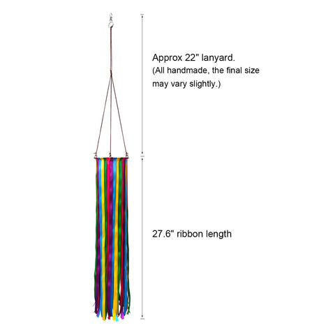 EONBES windsock double-sided design flutters in breeze for garden accents