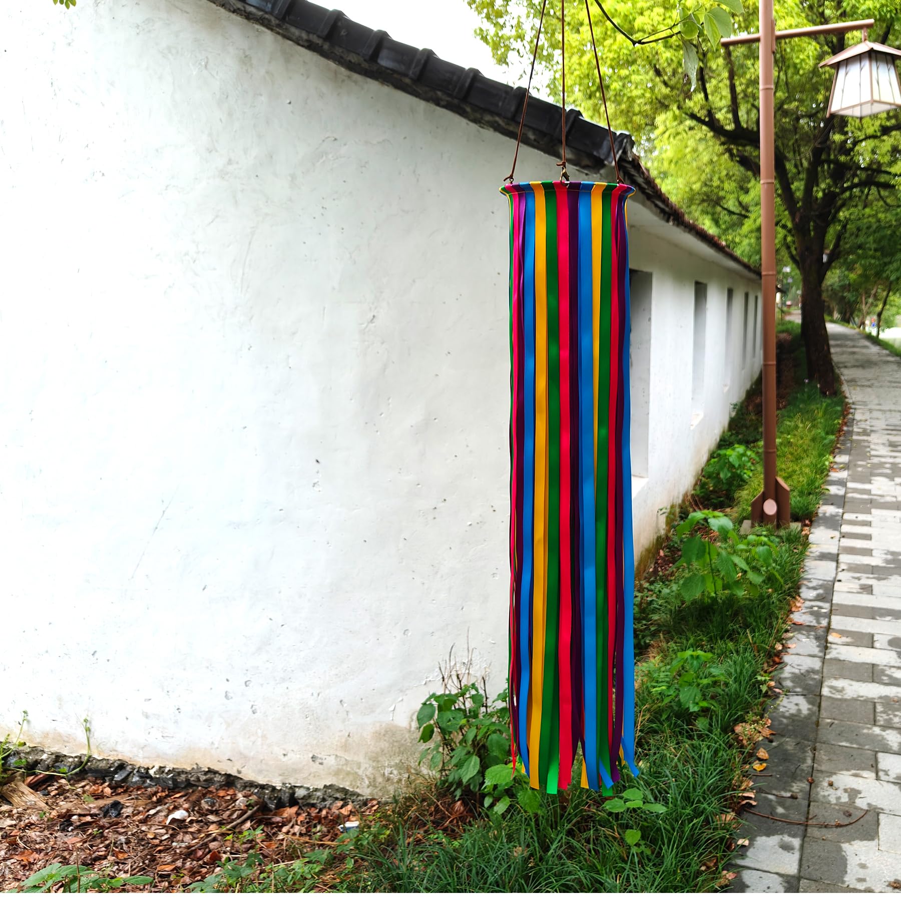 EONBES windsock ribbon ends treated to prevent fraying and tangling