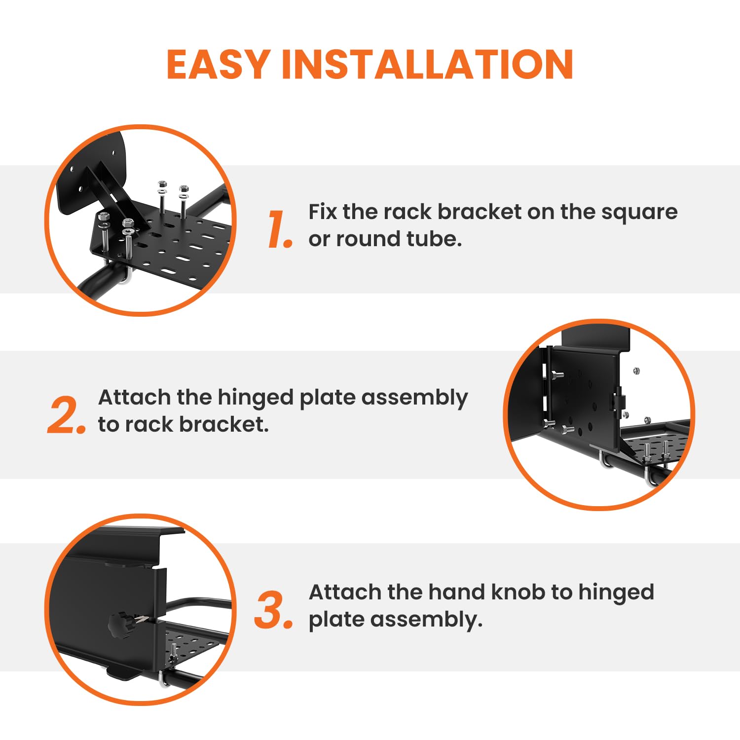 EONECROSS hinged design enables easy installation and removal