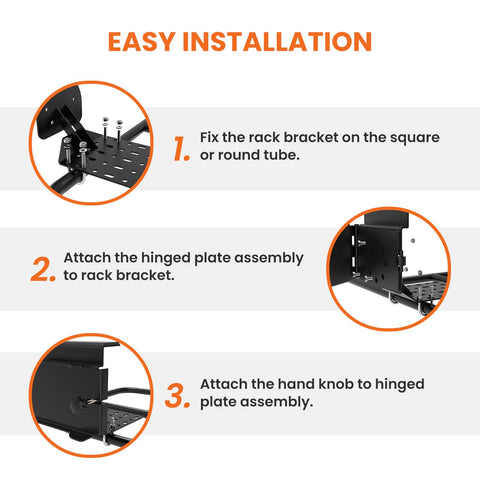 EONECROSS hinged design enables easy installation and removal