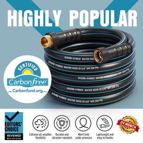 EOOIO anti-kink technology hose keeps straight during use.