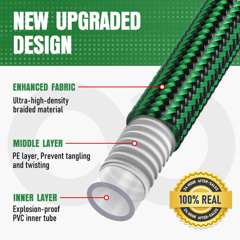 EOOIO all-weather flexibility keeps hose pliable in extreme temperatures.