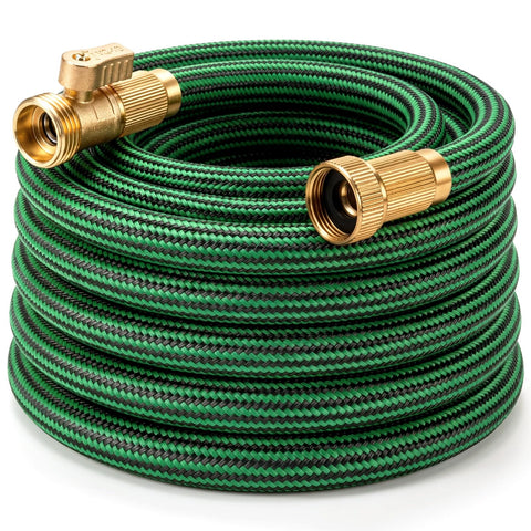 EOOIO 25 ft garden hose non-expandable for steady water flow in gardens